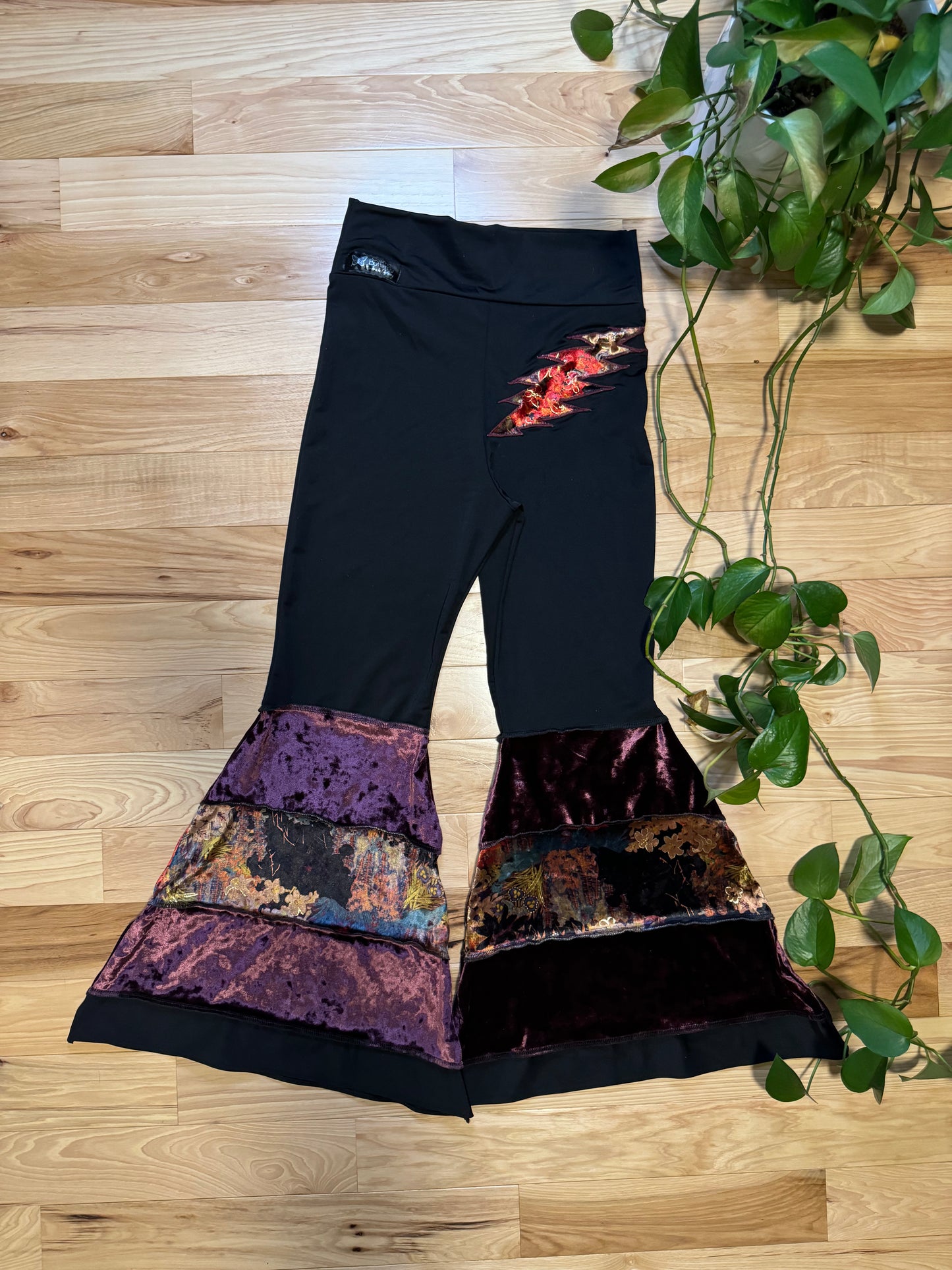 CUSTOM Bell Bottoms with Patch