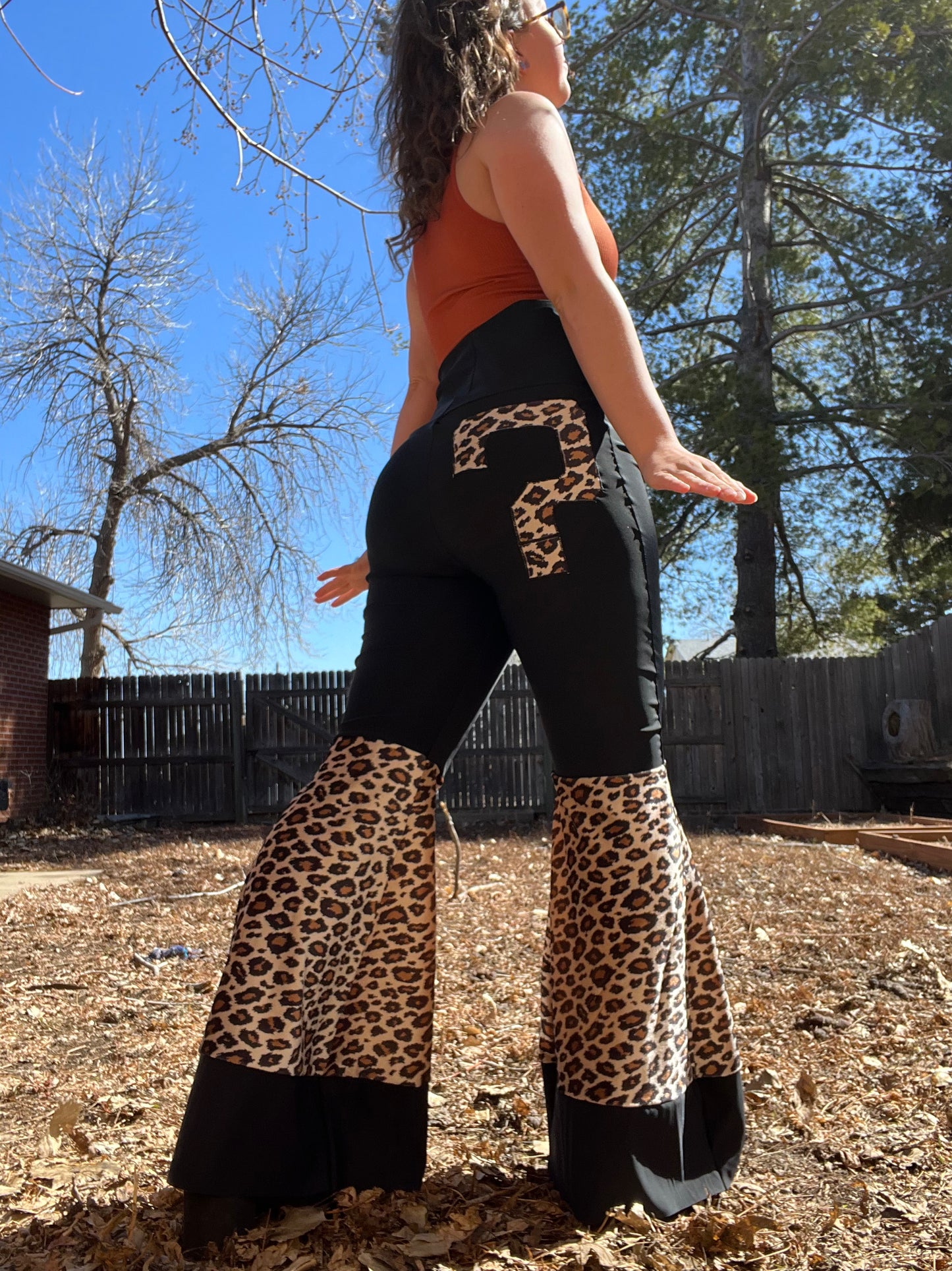 CUSTOM Bell Bottoms with Patch